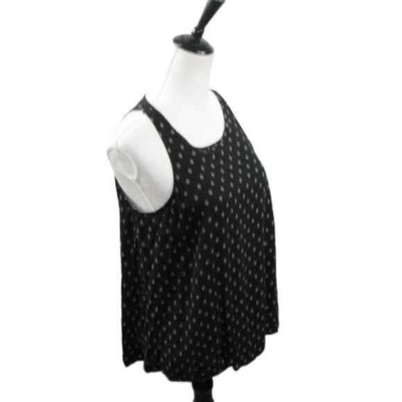 Gap Black/White Patterned Sleeveless Blouse Size Medium - Picture 5 of 6
